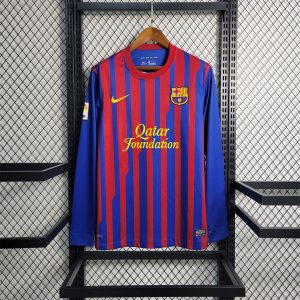 Barcelona 2011/12 Home Retro Jersey (Long Sleeve)