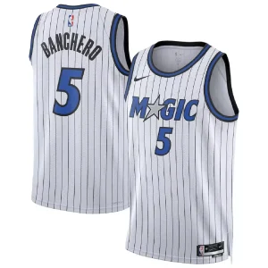 Orlando Magic Paolo Banchero #5 White Swingman Jersey - Association Edition