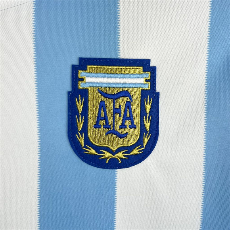 Argentina 1986 World Cup Home Retro Jersey - Image 3