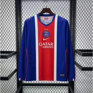 2026/27 PSG Home Soccer Jersey 2-Star Long Sleeve