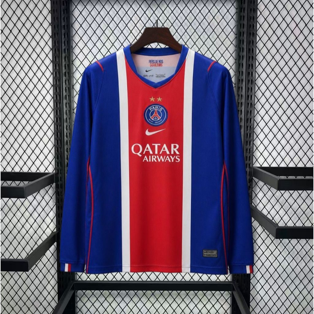 2026/27 PSG Home Soccer Jersey 2-Star Long Sleeve