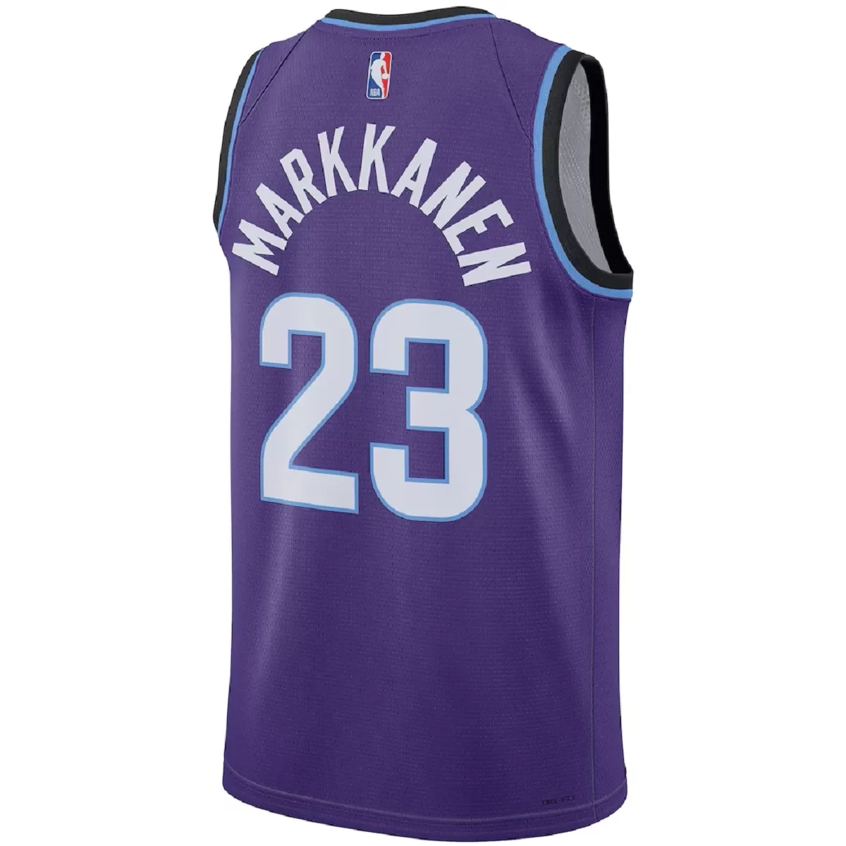 Utah Jazz Lauri Markkanen #23 Purple Swingman Jersey - Icon Edition - Image 3