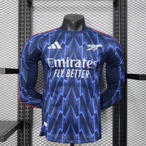 Arsenal 2025/26 Away Jersey (Player Version, Long Sleeve)