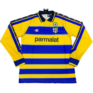 1999/00 Parma Calcio Home Retro Jersey Long Sleeve