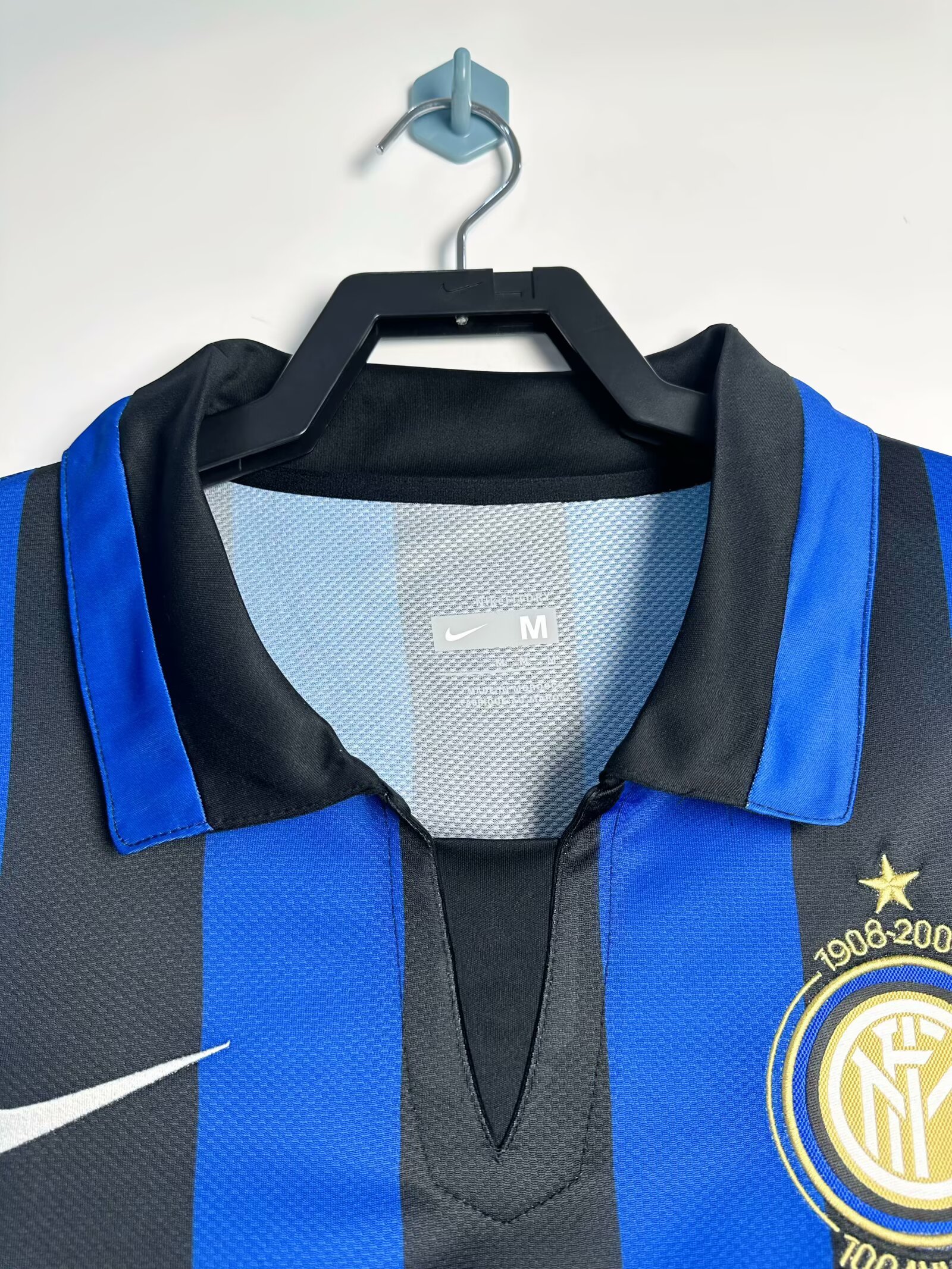 2007/08 Inter Milan Home Retro Jersey 100th Anniversary - Image 3