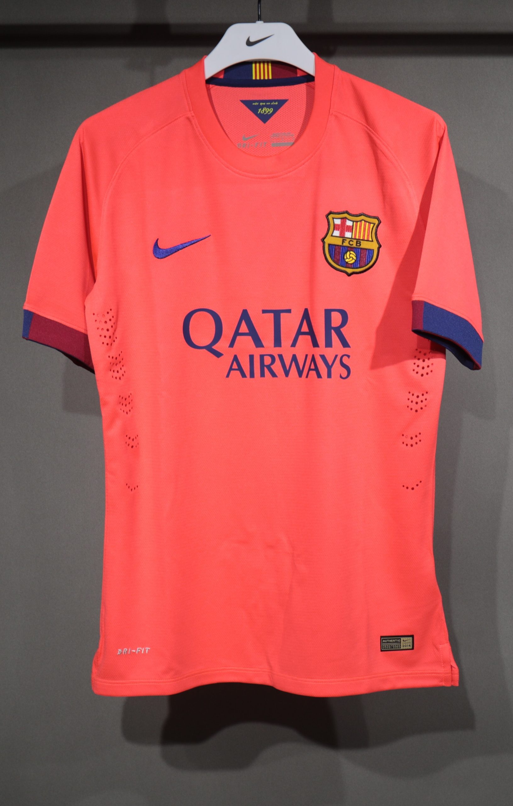 Barcelona 2014/15 Away Retro Jersey (Player Version)