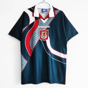Wales 1994/96 Away Retro Jersey (Fan Version)