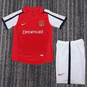 Arsenal 2001/02 Home Kids Kit