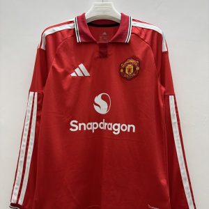 Manchester United 2026/27 Home Jersey (Fan Version, Long Sleeve)