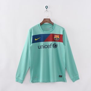 Barcelona 2010/11 Away Retro Jersey (Long Sleeve)