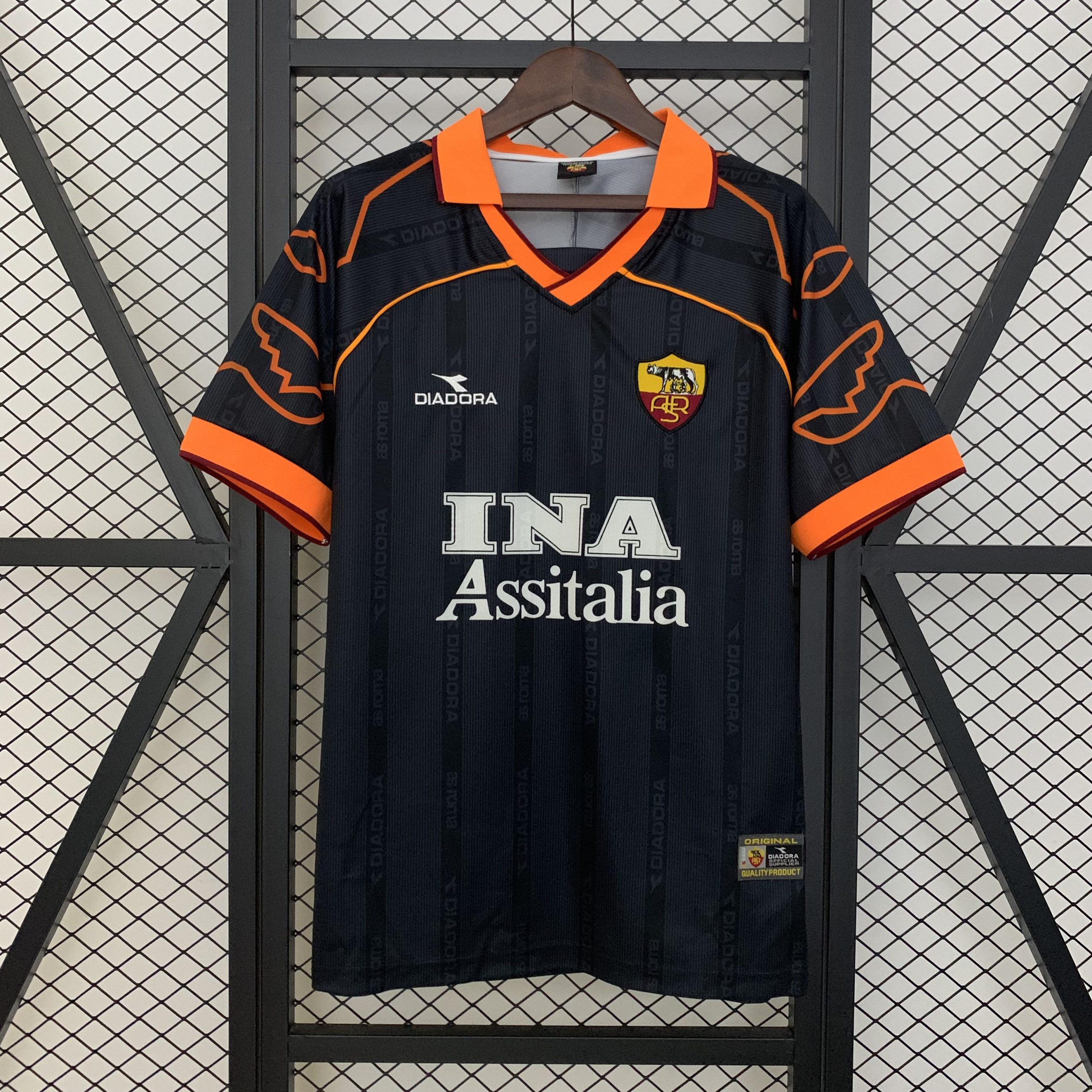 Roma 1999/00 Away Retro Jersey