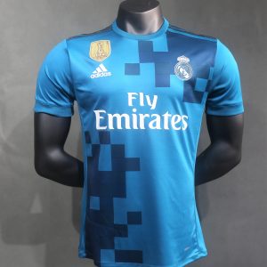 Real Madrid 2017/18 Third Retro Jersey (Player Version)