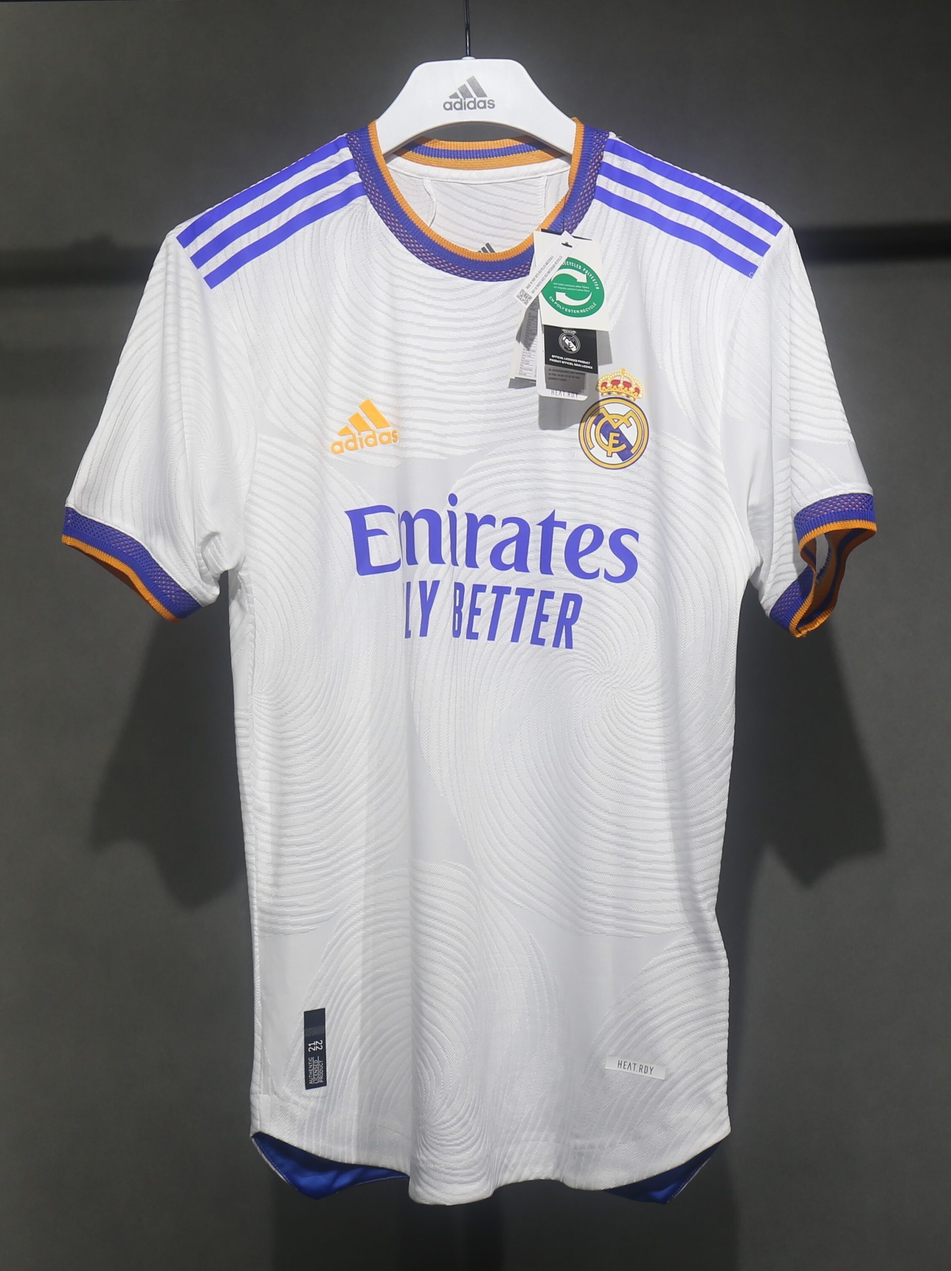 Real Madrid 2021/22 Home Retro Jersey (Player Version) - Image 5