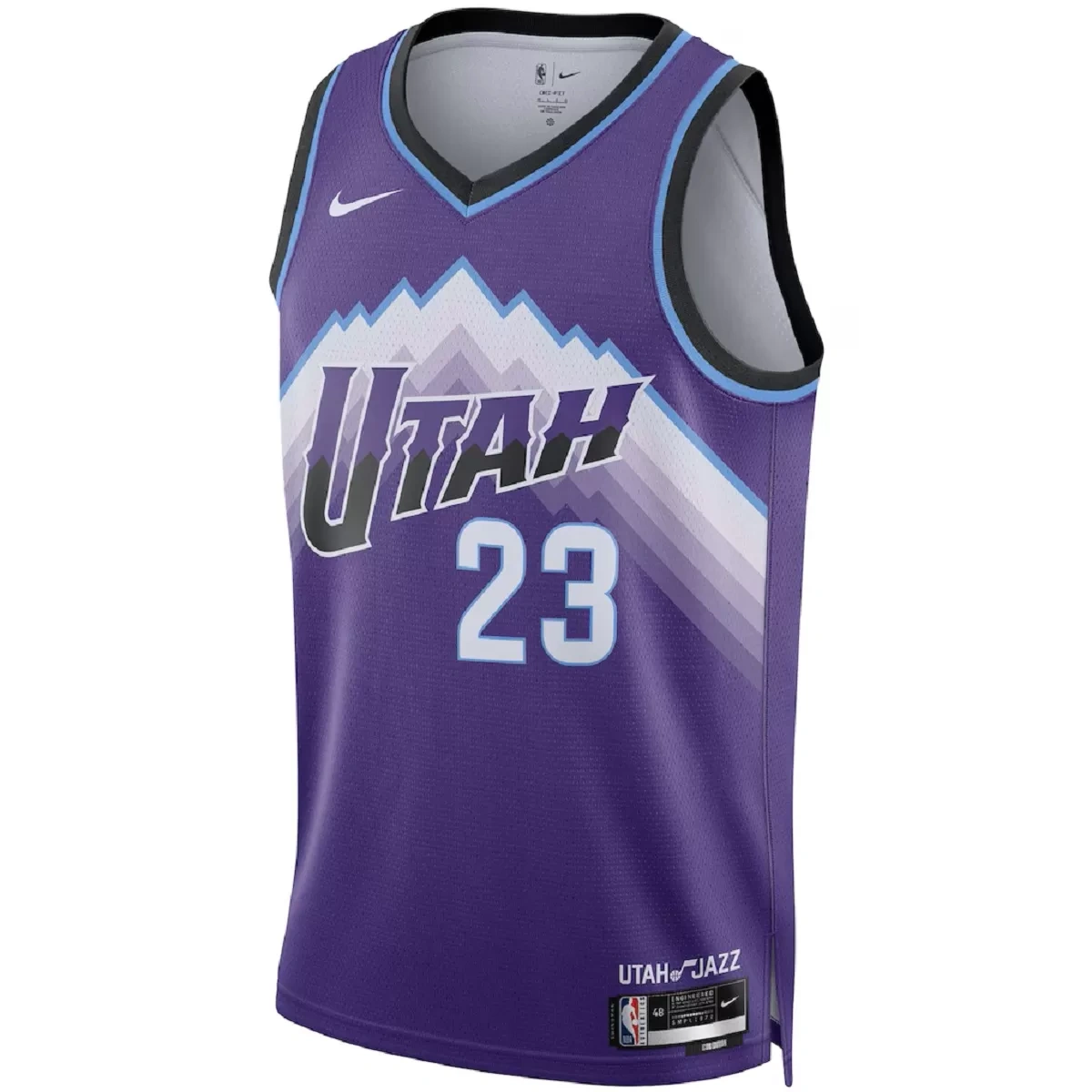 Utah Jazz Lauri Markkanen #23 Purple Swingman Jersey - Icon Edition - Image 2