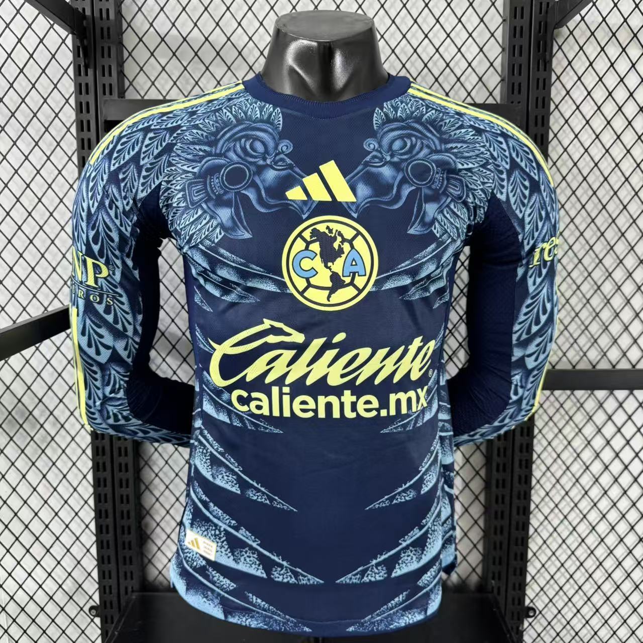 Club America 2025/26 Away Jersey (Player Version, Long Sleeve)