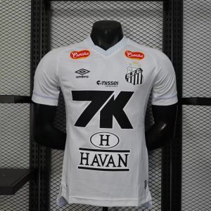 2025/26 Santos FC Home Jersey with All Sponsors Player Version