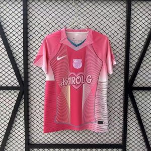 2025/26 Barcelona Pink KAROL G Training Special Edition Jersey Fan Version