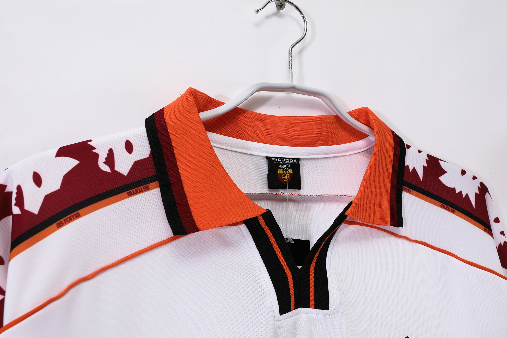 Roma 1998/99 Away Retro Jersey (Long Sleeve) - Image 4