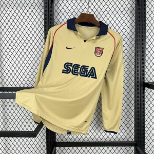 Arsenal 2001/02 Away Retro Jersey (Long Sleeve)