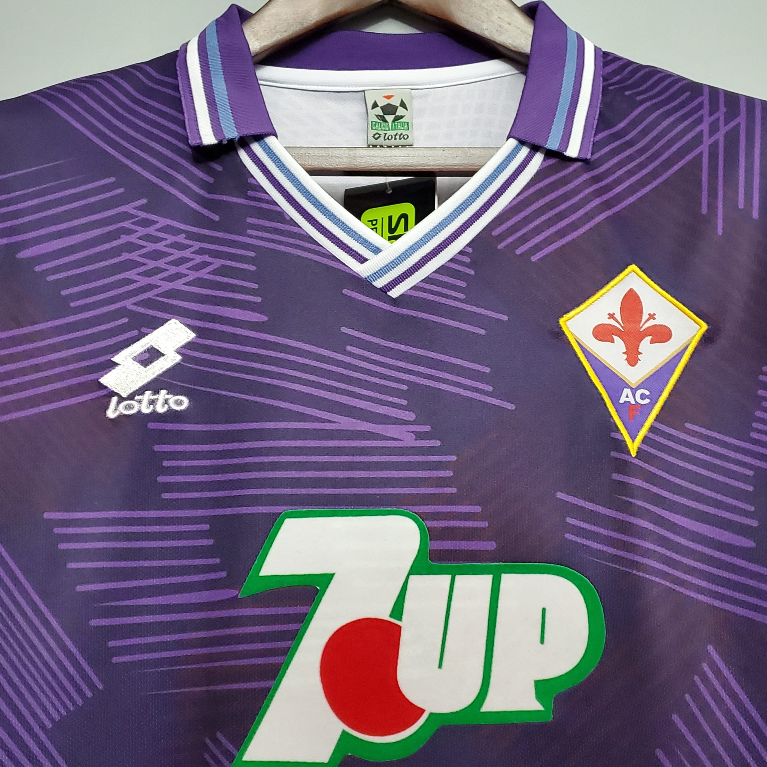 Fiorentina 1992/93 Home Retro Jersey - Image 3