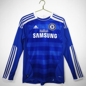 Chelsea 2011/12 Champions League Home Retro Jersey (Fan Version, Long Sleeve)