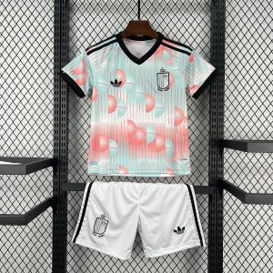 Belgium 2026 World Cup Away Kids Kit