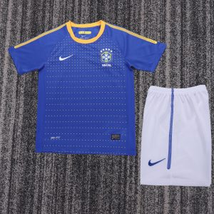 Brazil 2010 World Cup Away Kids Kit