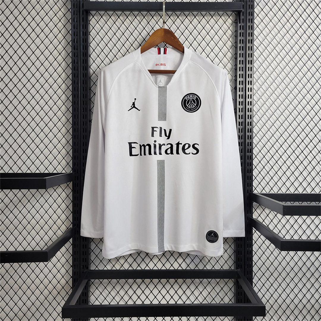 2018/19 PSG Away Retro Jersey Fan Version Long Sleeve