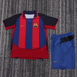 Barcelona 2003/04 Home Kids Kit