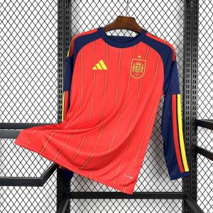 Spain 2026 World Cup Home Jersey (Fan Version, Long Sleeve)