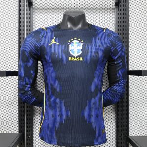 Brazil 2026 World Cup Away Jersey (Player Version, Long Sleeve)