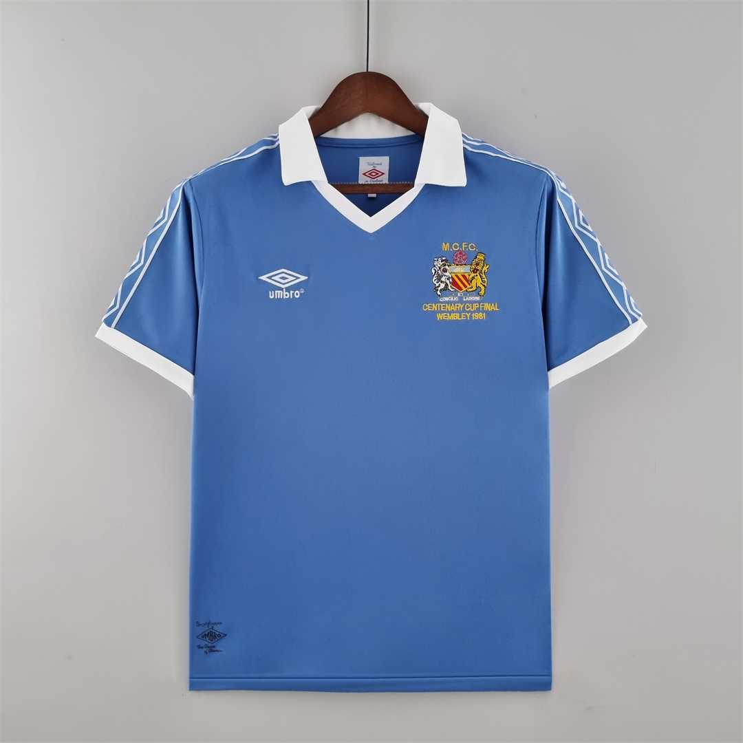 Manchester City 1981/82 Home Retro Jersey (Fan Version)
