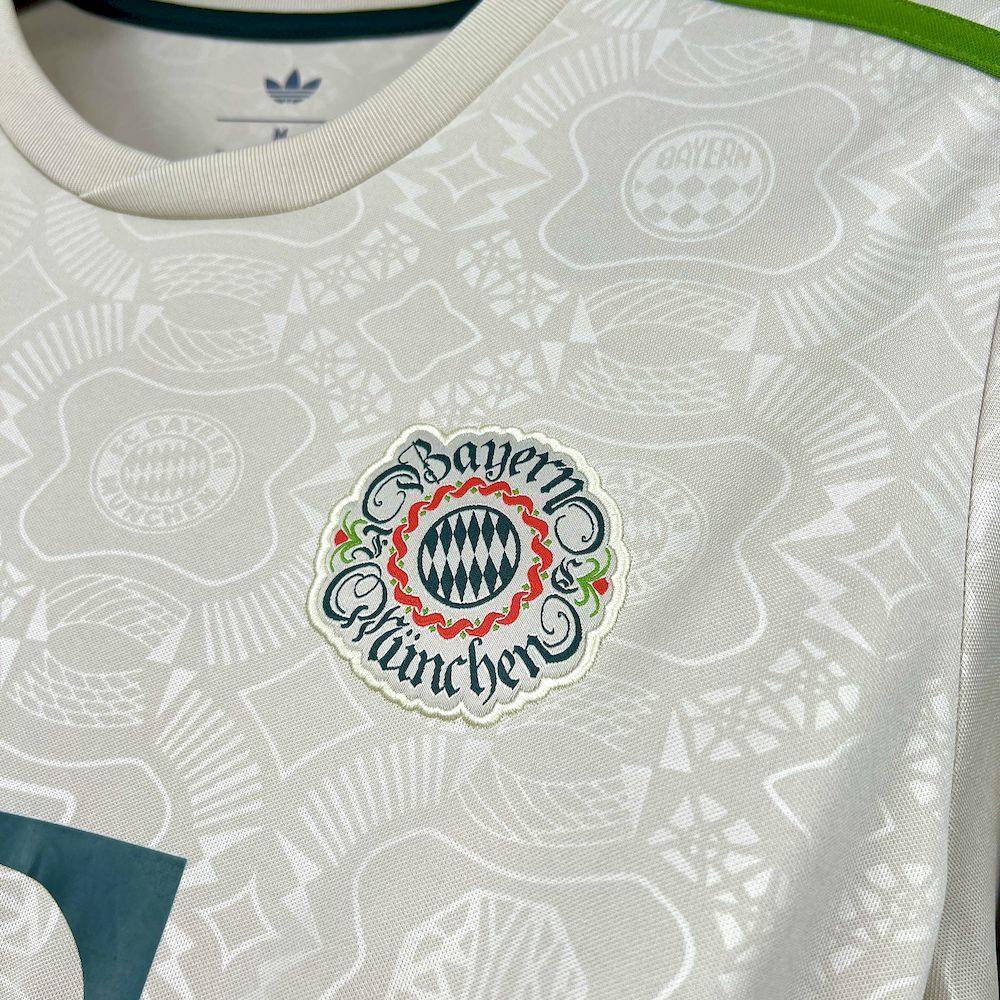 2025/26 Bayern Munich Oktoberfest Special Jersey Fan Version Long Sleeve - Image 4