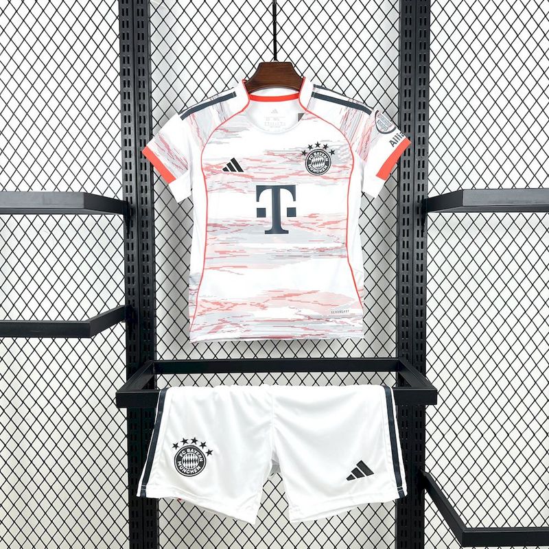 Bayern Munich 2025/26 Away Kids Kit