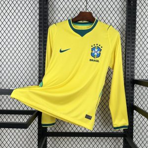 Brazil 2026 World Cup Home Jersey (Fan Version, Long Sleeve)