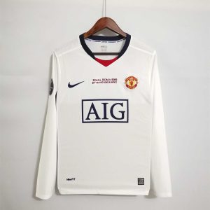 Manchester United 2008/09 Champions League Away Retro Jersey (Fan Version, Long Sleeve)