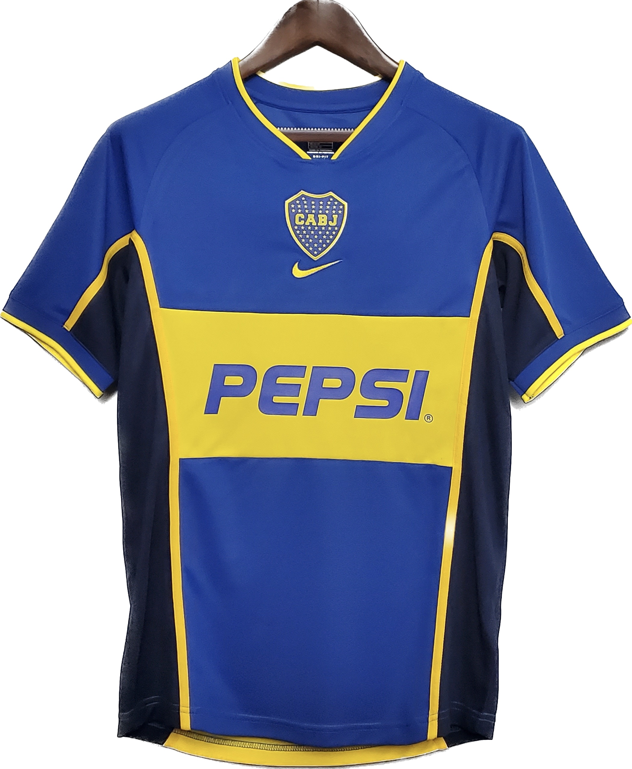 Boca Juniors 2001/02 Home Retro Jersey (Fan Version)
