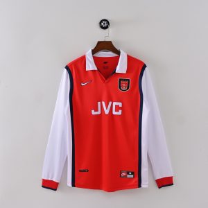 Arsenal 1998/99 Home Retro Jersey (Fan Version, Long Sleeve)