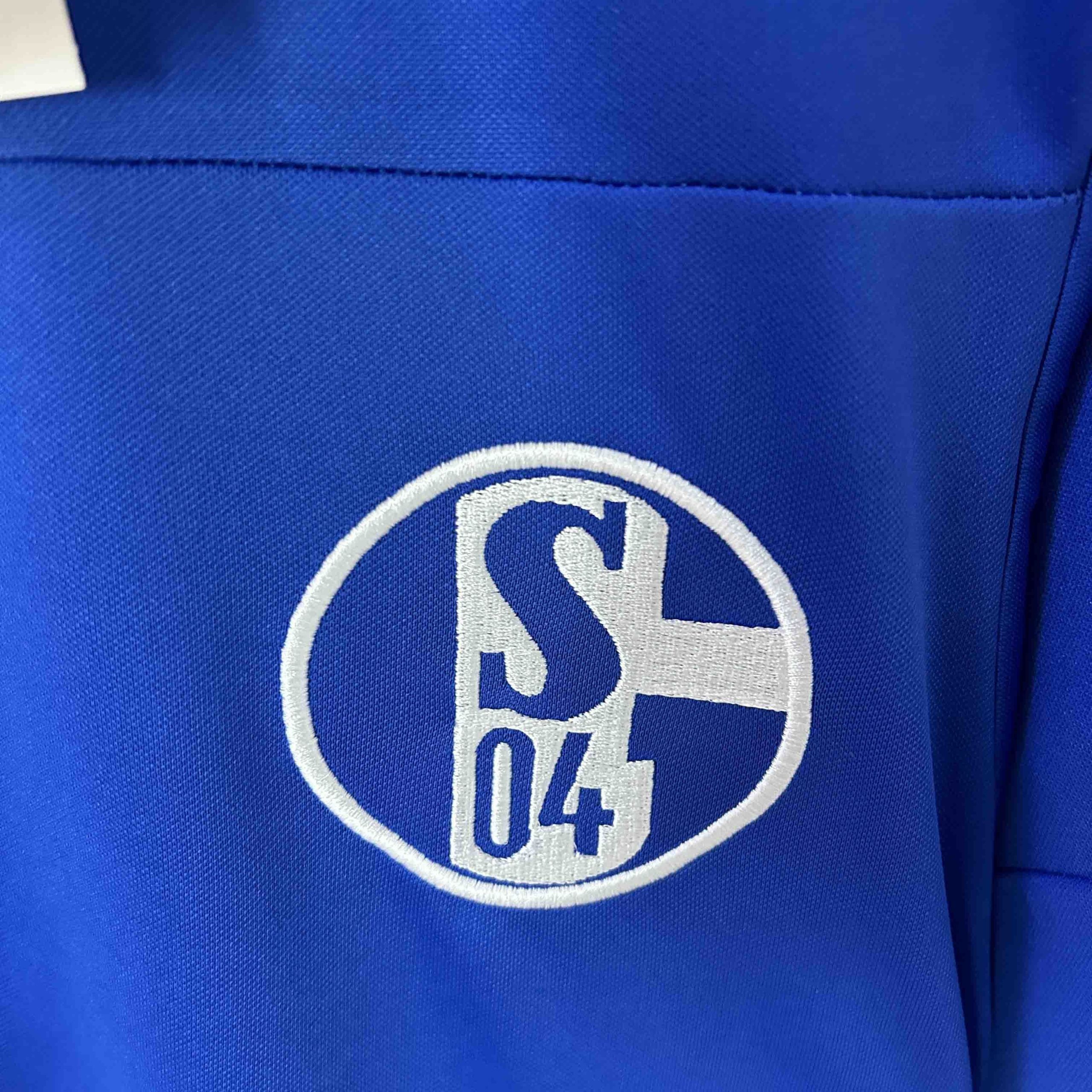 2010/11 Schalke 04 Home Soccer Retro Jersey - Image 3