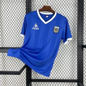 Argentina 1986 World Cup Away Retro Jersey