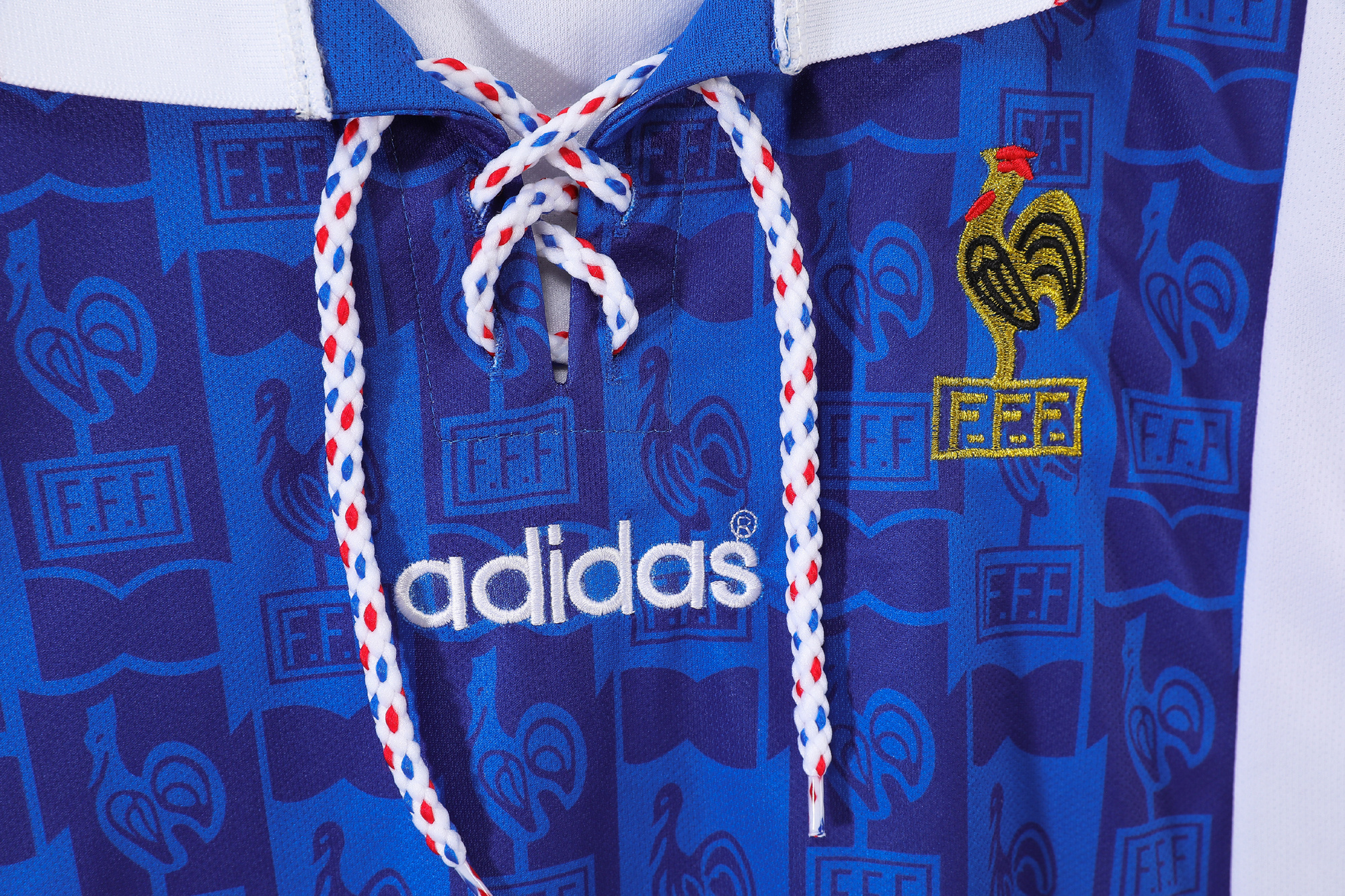France 1996 Euro Home Retro Jersey - Image 4