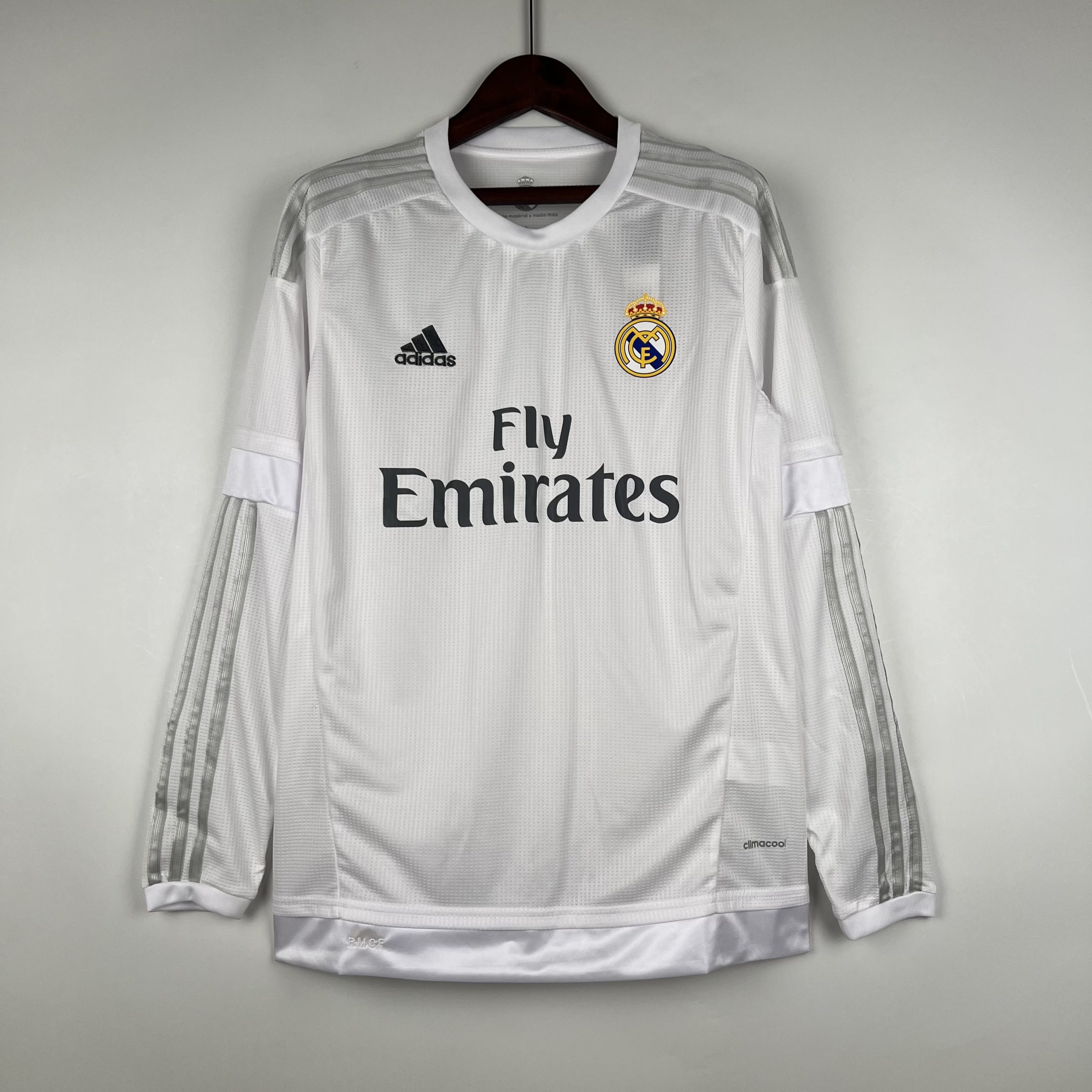 Real Madrid 2015/16 Home Retro Jersey (Fan Version, Long Sleeve)