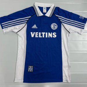 1998/00 Schalke 04 Home Soccer Retro Jersey