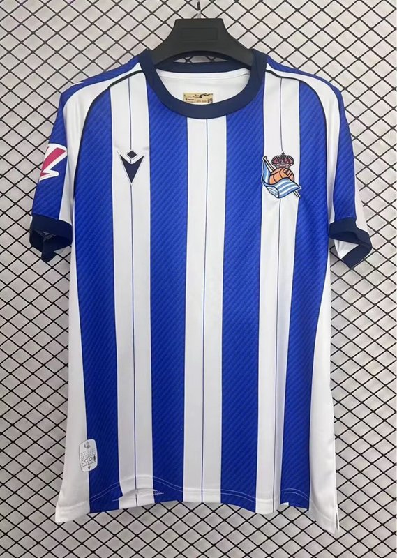 Real Sociedad 2025/26 Home Jersey (Fan Version)
