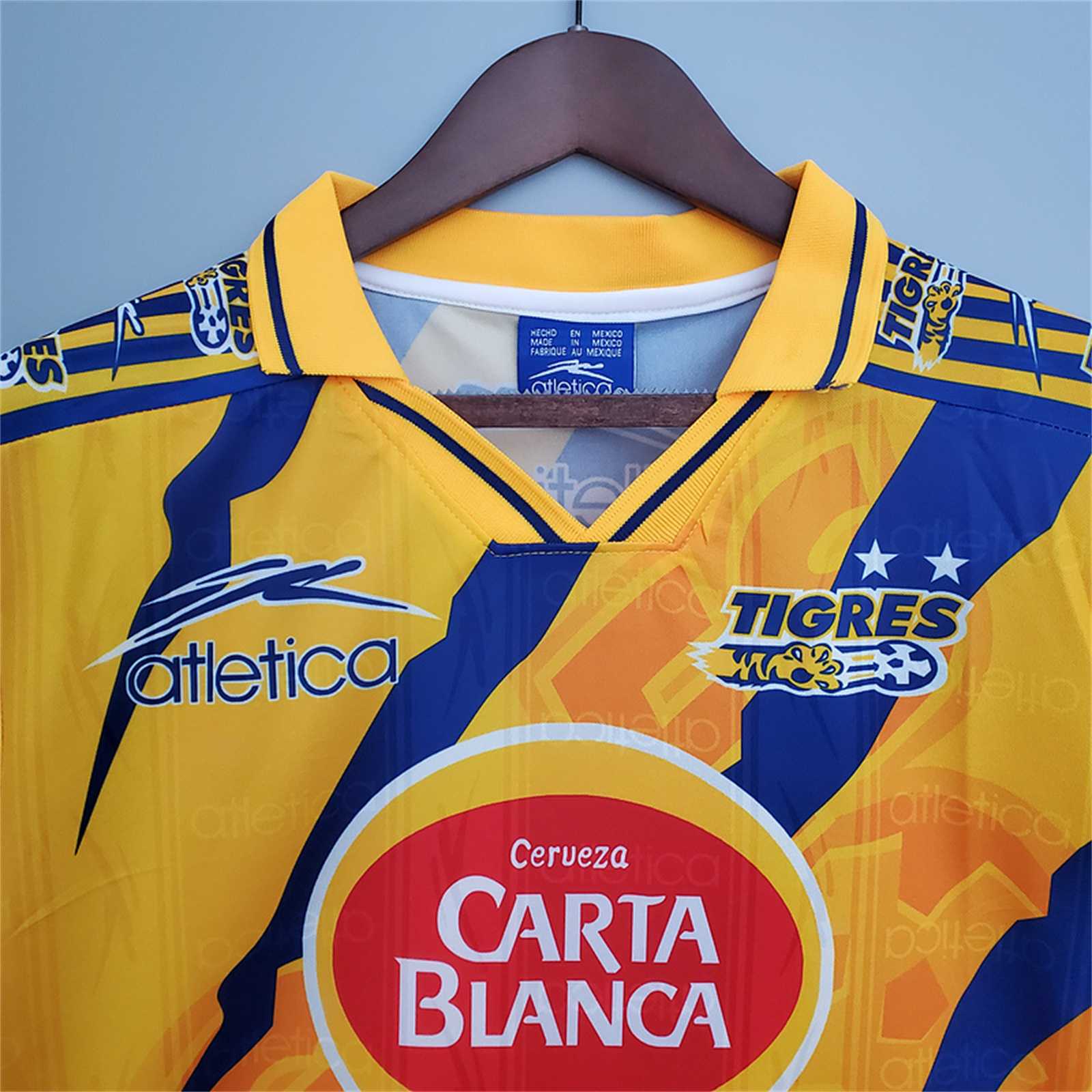 Tigres UANL 1997/98 Home Retro Jersey (Fan Version) - Image 3