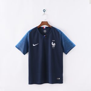 2018 France World Cup Home Champion 2 Stars Retro Jersey