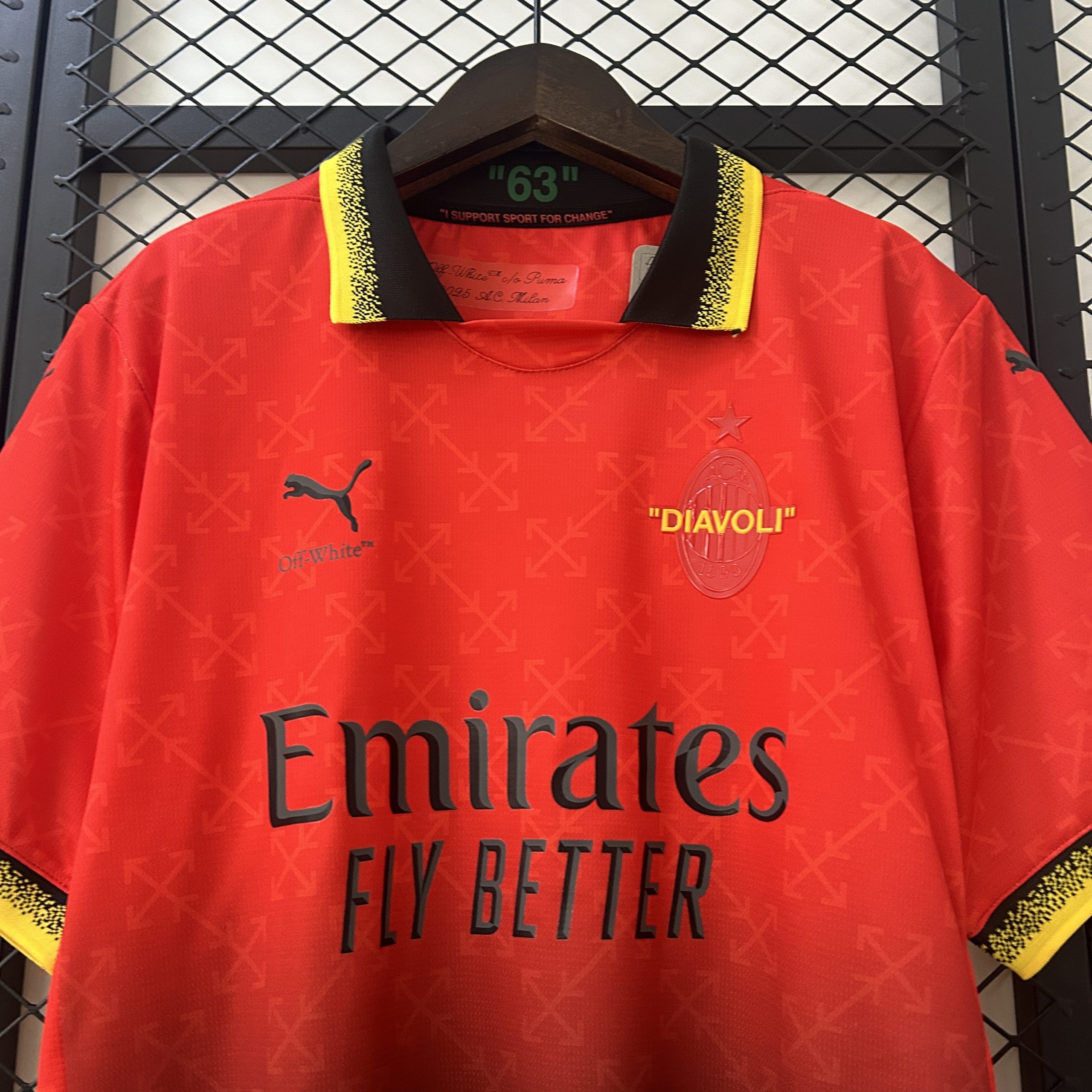 2025/26 AC Milan Red and Green Special Jersey Fan Version - Image 4