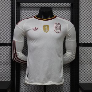 2026 Spain 2-Star Away World Cup Soccer Jersey Shirt Long Sleeve Player Version