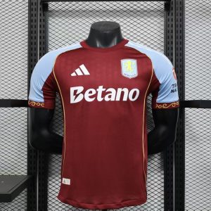 Aston Villa 2025/26 Home Jersey (Player Version)