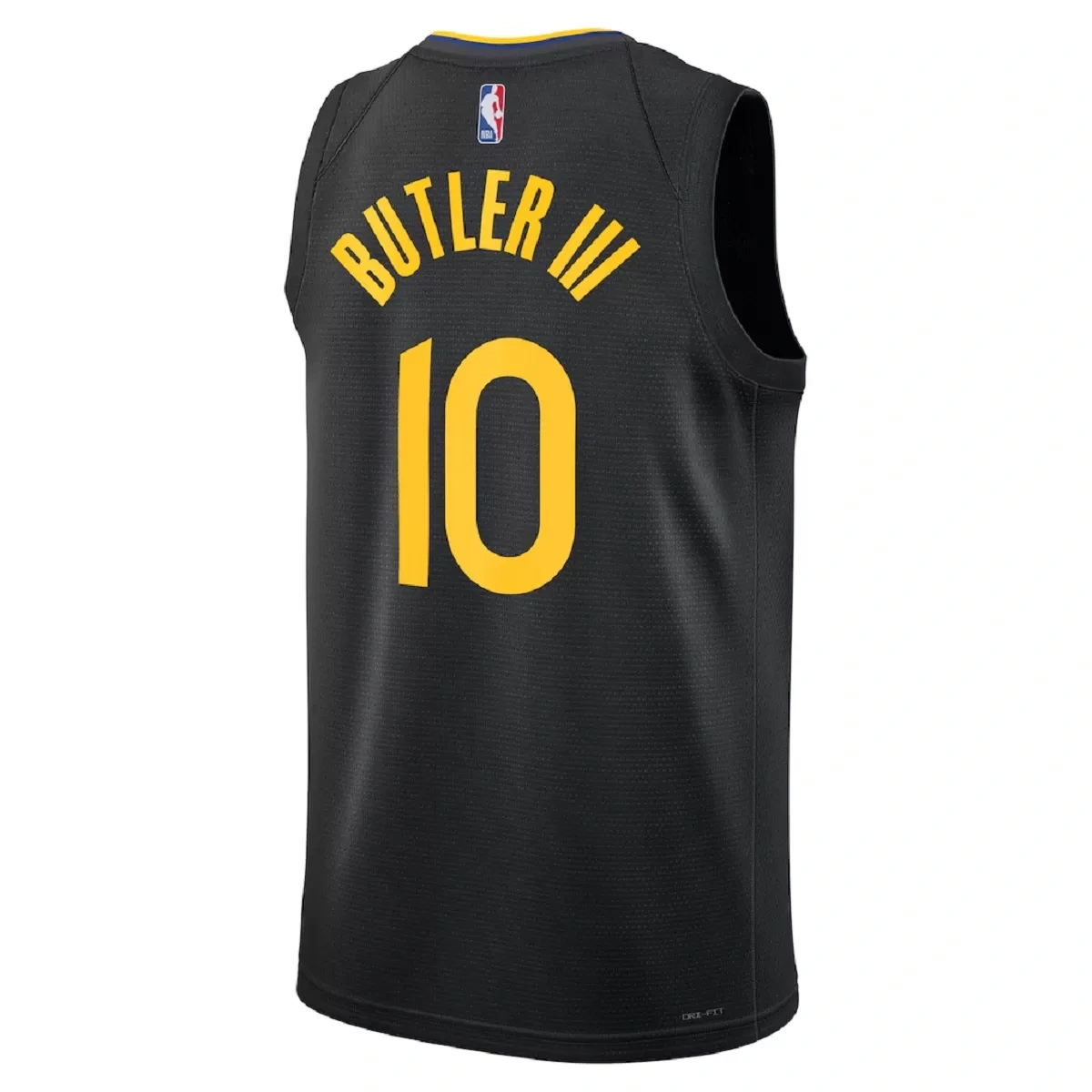 Golden State Warriors Jimmy Butler #10 Black Swingman Jersey - Statement Edition - Image 2